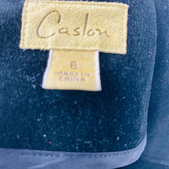 Caslon Black Velvet Black 2- Button Blazer - Picture 3 of 3